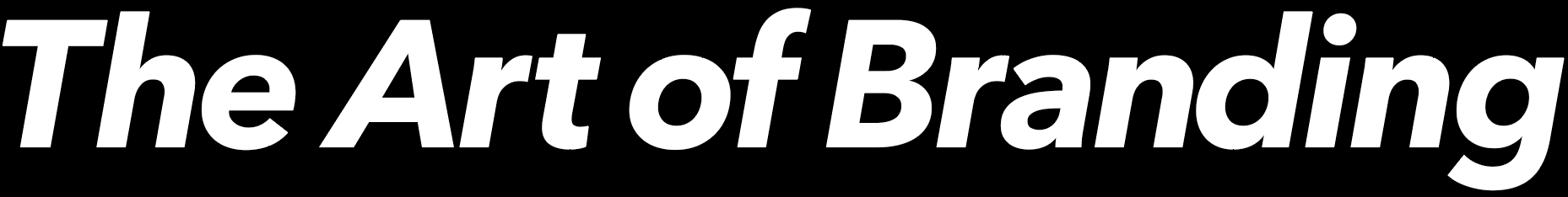 The Art of Branding